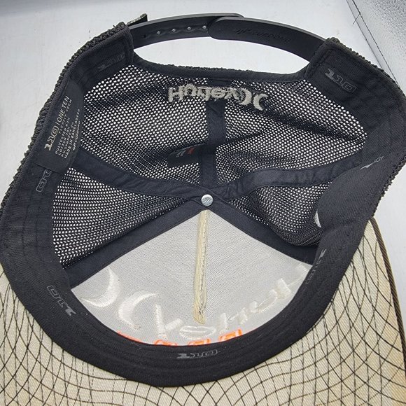 Hurley Pro ASP Surf Flexfit Hat Adult 110 Snapback Mesh Cap Black Embroidered - Picture 7 of 9